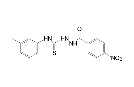 1-(p-nitrobenzoyl)-3-thio-4-m-tolylsemicarbazide