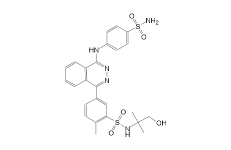 5-{4-[4-(aminosulfonyl)anilino]-1-phthalazinyl}-N-(2-hydroxy-1,1-dimethylethyl)-2-methylbenzenesulfonamide