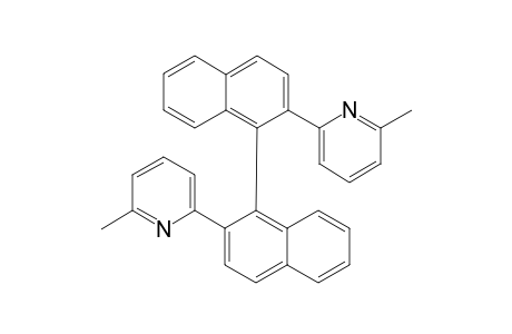 2-Methyl-6-[1-[2-(6-methyl-2-pyridinyl)-1-naphthalenyl]-2-naphthalenyl]pyridine