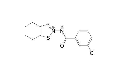 N-(3-Chlorobenzoyl)-4,5,6,7-tetrahydro-1,2-benzisothiazolium-2-imine