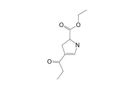 ETHYL-4-PROPIONYL-2,3-DIHYDRO-1H-PYRROLE-2-CARBOXYLATE