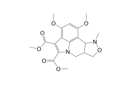 Dimethyl 1,3-dimethoxy-10-methyl-7a,8,10,10a-tetrahydro-7H-isoxazolo[4,3-c]pyrrolo[3,2,1-ij]quinoline-4,5-dicarboxylate