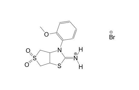 3-(2-methoxyphenyl)tetrahydrothieno[3,4-d][1,3]thiazol-2(3H)-iminium 5,5-dioxide bromide