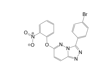 [1,2,4]triazolo[4,3-b]pyridazine, 3-(4-bromophenyl)-6-(2-nitrophenoxy)-