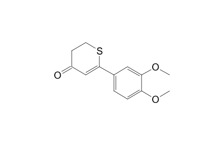 2,3-Dihydro-6-[3',4'-dimethoxyphenyl]-thiopyran-4-one