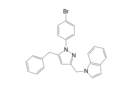 1-((5-Benzyl-1-(4-bromophenyl)-1H-pyrazol-3-yl)methyl)-1H-indole