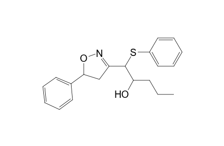 3-(1-phenylthio-2-hydroxy-pentyl)-5-phenyl-4,5-dihydroisoxazole