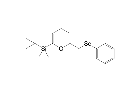 tert-Butyl-dimethyl-[2-[(phenylseleno)methyl]-3,4-dihydro-2H-pyran-6-yl]silane