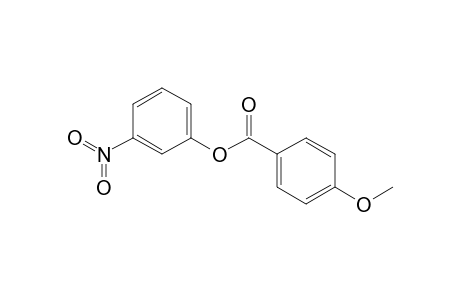 4-Methoxybenzoic acid (3-nitrophenyl) ester