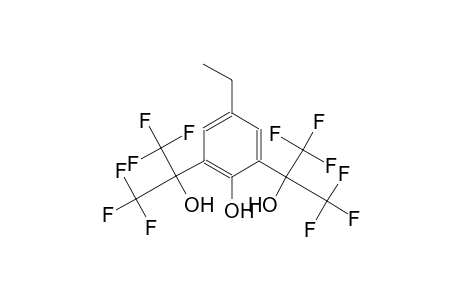 1,3-benzenedimethanol, 5-ethyl-2-hydroxy-alpha~1~,alpha~1~,alpha~3~,alpha~3~-tetrakis(trifluoromethyl)-