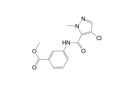 methyl 3-{[(4-chloro-1-methyl-1H-pyrazol-5-yl)carbonyl]amino}benzoate