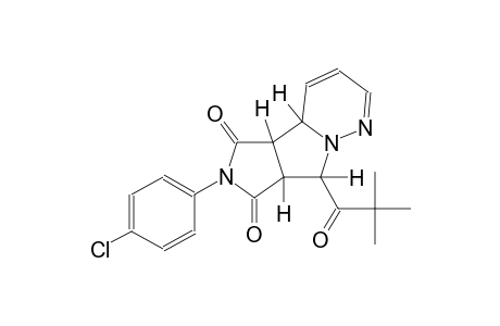 (4aS,4bR,7aS,8R)-6-(4-chlorophenyl)-8-(2,2-dimethylpropanoyl)-7a,8-dihydro-4aH-pyrrolo[3',4':3,4]pyrrolo[1,2-b]pyridazine-5,7(4bH,6H)-dione