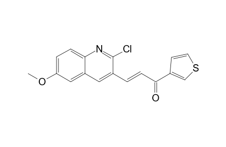 (2E)-3-(2-Chloro-6-methoxyquinolin-3-yl)-1-thien-3-ylprop-2-en-1-one