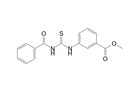 m-(3-benzoyl-2-thioureido)benzoic acid, methyl ester
