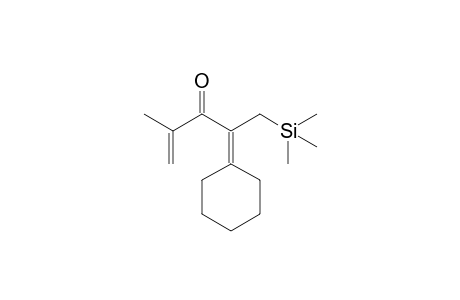 4-Cyclophexylidene-2-methyl-5-(trimethylsilyl)pent-1-en-3-one