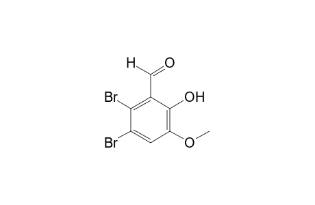 5,6-dibromo-2-hydroxy-m-anisaldehyde