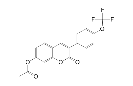 2H-1-benzopyran-2-one, 7-(acetyloxy)-3-[4-(trifluoromethoxy)phenyl]-