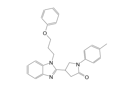 1-(4-methylphenyl)-4-[1-(3-phenoxypropyl)-1H-benzimidazol-2-yl]-2-pyrrolidinone