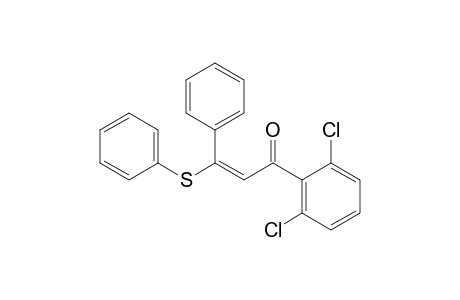 (E)-3-Phenyl-1-(2,6-dichlorophenyl)-3-phenylthioprop-2-en-1-one