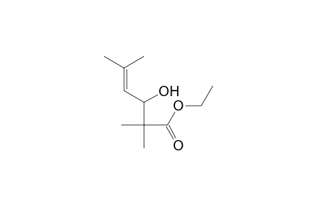 4-Hexenoic acid, 3-hydroxy-2,2,5-trimethyl-, ethyl ester