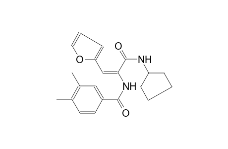 benzamide, N-[(E)-1-[(cyclopentylamino)carbonyl]-2-(2-furanyl)ethenyl]-3,4-dimethyl-