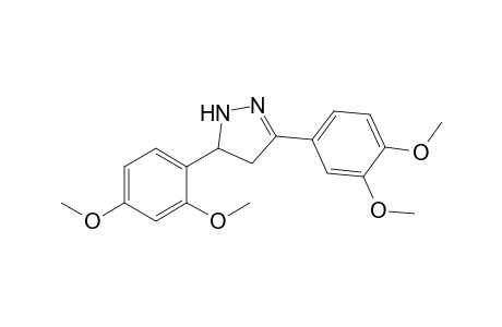 4,5-Dihydro-5-(2,4-dimethoxyphenyl)-3-(3,4-dimethoxyphenyl)-1H-pyrazole