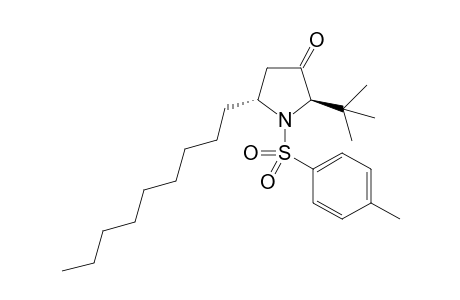 trans-2-tert-Butyl-5-nonyl-1-tosylpyrrolidin-3-one