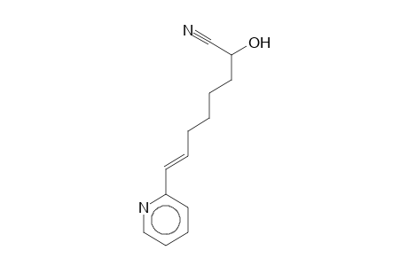 2-Hydroxy-8-pyridin-2-yl-oct-7-enenitrile