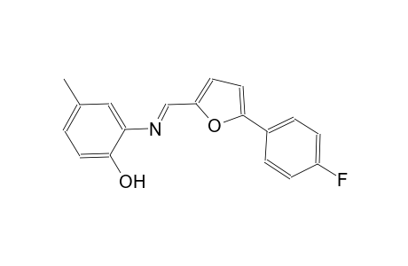 2-({(E)-[5-(4-fluorophenyl)-2-furyl]methylidene}amino)-4-methylphenol