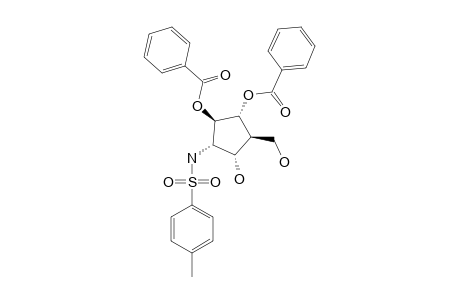 (1S,2S,3R,4R,5S)-3,4-DIBENZOYLOXY-2-HYDROXYMETHYL-5-(TOSYLAMINO)-CYCLOPENTANOL