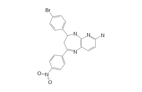 8-AMINO-2-(4-BROMOPHENYL)-4-NITROPHENYL-2,3-DIHYDRO-(1H)-PYRIDO-[2,3-B]-[1,4]-DIAZEPINE