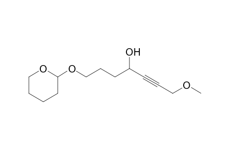1-Methoxy-7-(tetrahydropyran-2-yloxy)hept-2-yn-4-ol