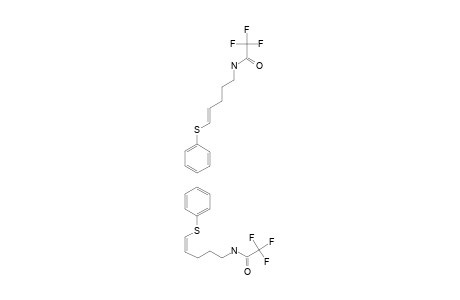 2,2,2-TRIFLUORO-N-[5-(PHENYLTHIO)-PENT-4-ENYL]-ACETAMIDE;(E/Z)-MIXTURE