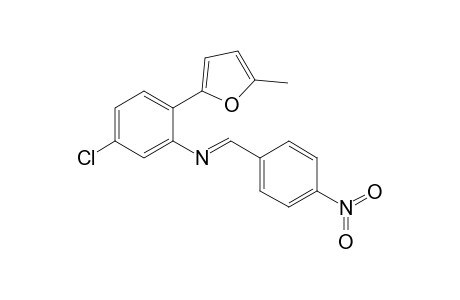 5-Chloro-2-(5-methyl-2-furyl)-N-(4-nitrobenzylidene)aniline