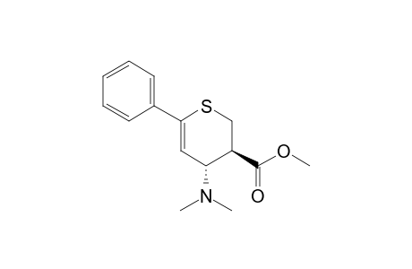 (3R,4S)-4-Dimethylamino-6-phenyl-3,4-dihydro-2H-thiopyran-3-carboxylic acid methyl ester