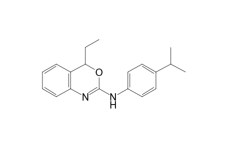4H-3,1-Benzoxazin-2-amine, 4-ethyl-N-[4-(1-methylethyl)phenyl]-