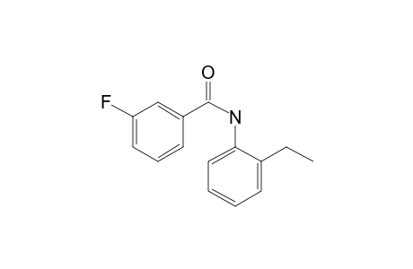 Benzamide, 3-fluoro-N-(2-ethylphenyl)-