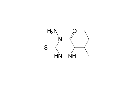 4-Amino-6-butan-2-yl-3-sulfanylidene-1,2,4-triazinan-5-one
