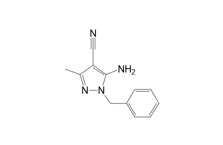 5-Amino-1-benzyl-3-methyl-1H-pyrazole-4-carbonitrile