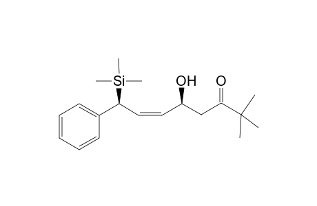 (5S,8S,6Z)-2,2-Dimethyl-5-hydroxy-8-trimethylsilyl-8-phenyloct-6-en-3-one