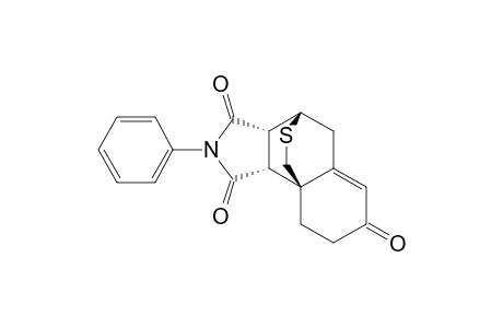 (3AS*,4R*.9AR*,9BS*)-3A,4,5,8,9,9B-HEXAHYDRO-3-OXO-2-PHENYL-1H,7H-9A,4-(EPITHIOMETHANO)-BENZ-[E]-INDOLE-1,3(2H),7-TRIONE