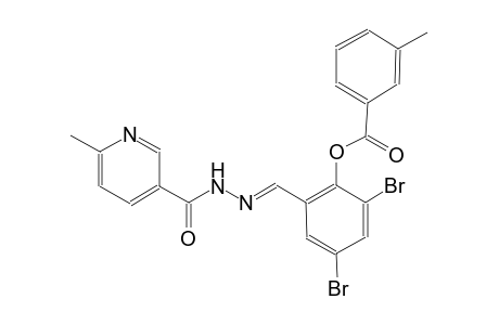 3-pyridinecarboxylic acid, 6-methyl-, 2-[(E)-[3,5-dibromo-2-[(3-methylbenzoyl)oxy]phenyl]methylidene]hydrazide