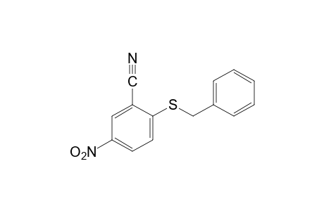 2-Benzylthio-5-nitrobenzonitrile