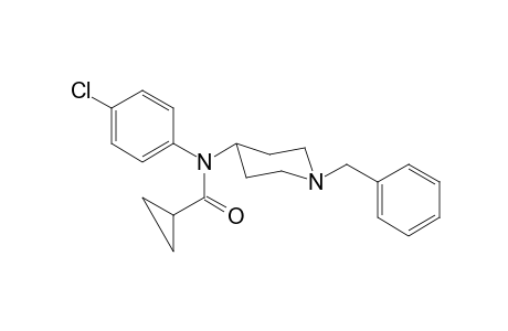 N-(1-Benzylpiperidin-4-yl)-N-(4-chlorophenyl)cyclopropanecarboxamide