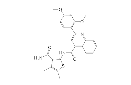 N-[3-(aminocarbonyl)-4,5-dimethyl-2-thienyl]-2-(2,4-dimethoxyphenyl)-4-quinolinecarboxamide