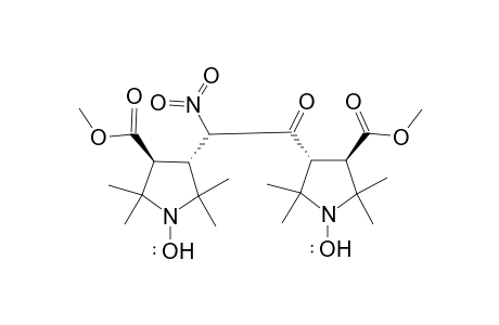 trans-4-[nitro(trans-3-methoxycarbonyl-2,2,5,5-methyl-1H-pyrrol-1-yloxyl-4-yl)]acetyl-2,2,5,5-tetramethylpyrrolidin-1-yloxyl biradical