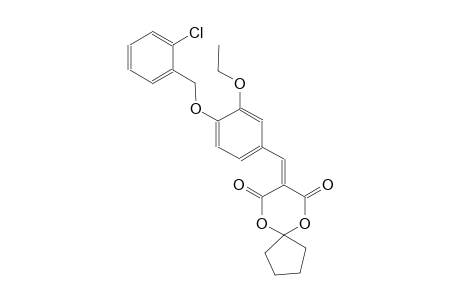 8-{4-[(2-chlorobenzyl)oxy]-3-ethoxybenzylidene}-6,10-dioxaspiro[4.5]decane-7,9-dione