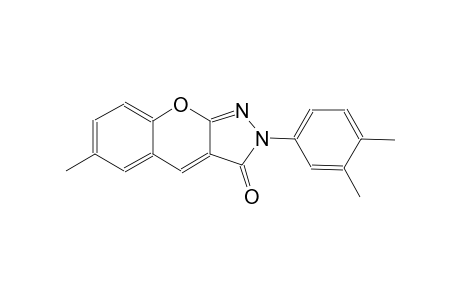 [1]benzopyrano[2,3-c]pyrazol-3(2H)-one, 2-(3,4-dimethylphenyl)-6-methyl-
