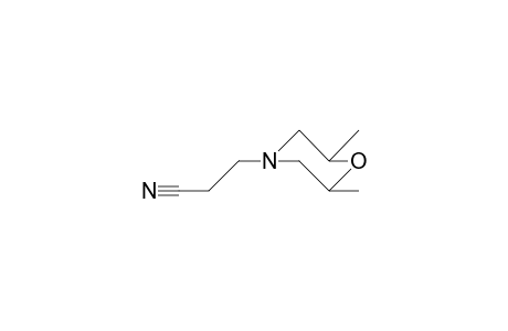3-(cis-2,6-Dimethyl-4-morpholino)-propionitrile
