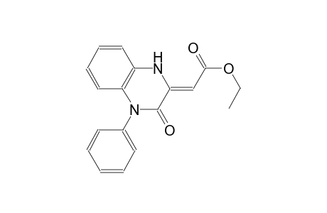 ethanoic acid, (3,4-dihydro-3-oxo-4-phenyl-2(1H)-quinoxalinylidene)-, ethyl ester, (2Z)-